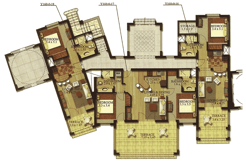 Apartments C  Erdgeschoss